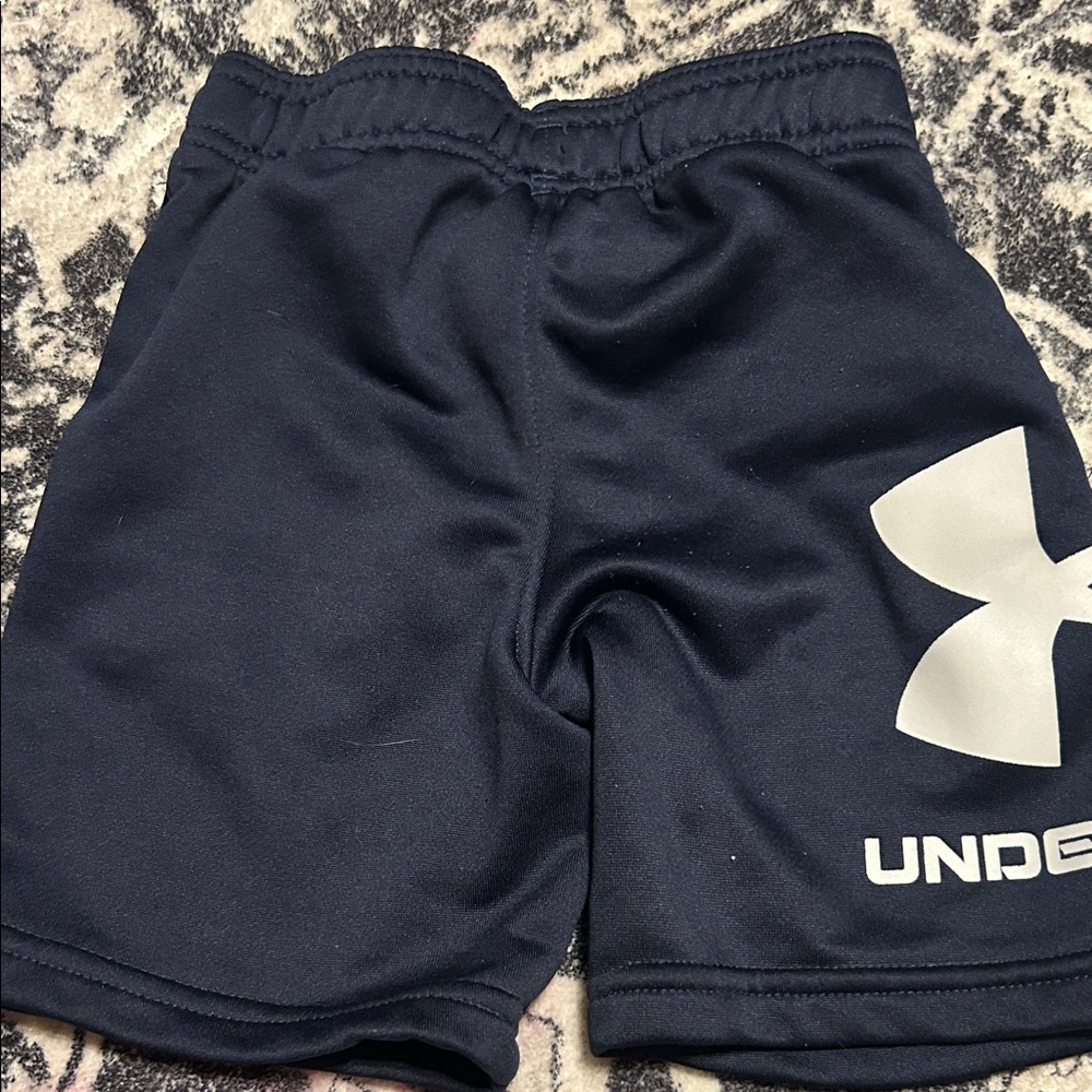 Under Armour Boys Dark Blue Shorts